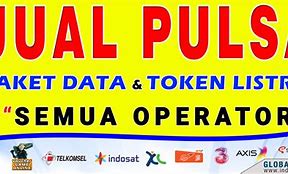 Poster Jual Pulsa Dan Token Listrik